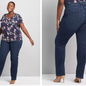 Lane Bryant Signature Fit Mid-Rise Jeans NWT